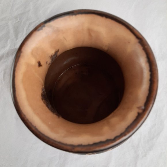 B Welsh, Pacific Stoneware, Hand Painted, Pottery Vase, Made in USA in 1971 - Picture 3 of 7